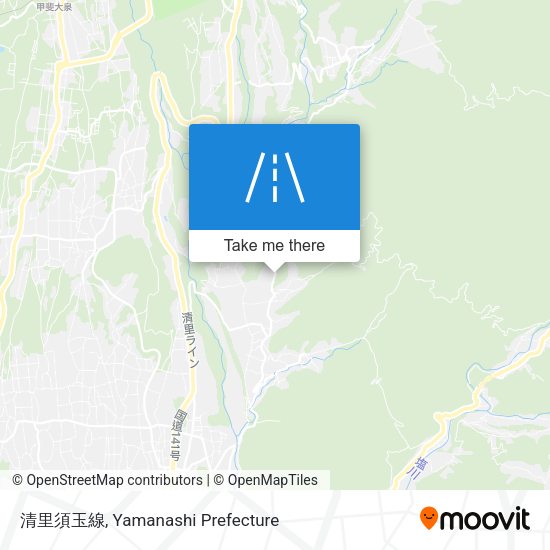 清里須玉線 map