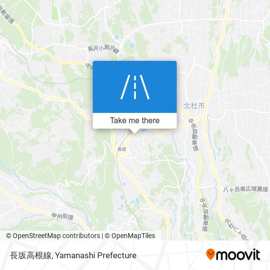 長坂高根線 map