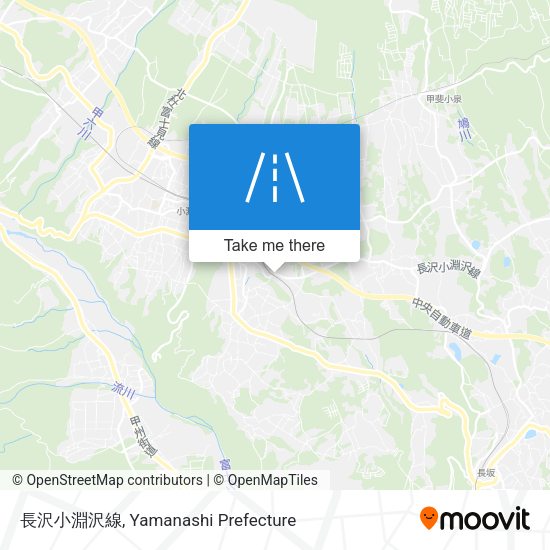 長沢小淵沢線 map