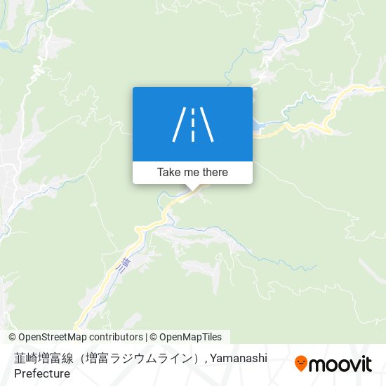 韮崎増富線（増富ラジウムライン） map