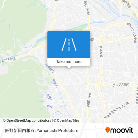 飯野新田白根線 map