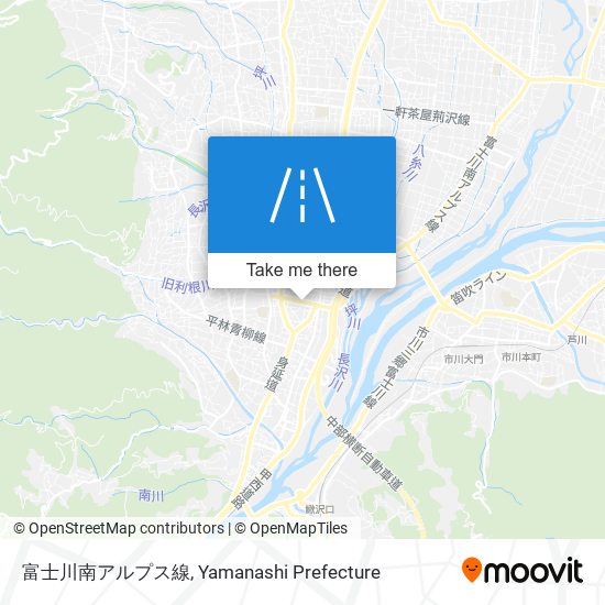 富士川南アルプス線 map