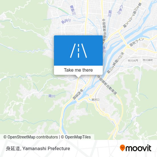 身延道 map