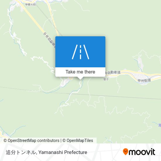 追分トンネル map