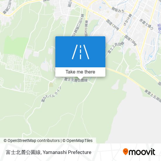 富士北麓公園線 map