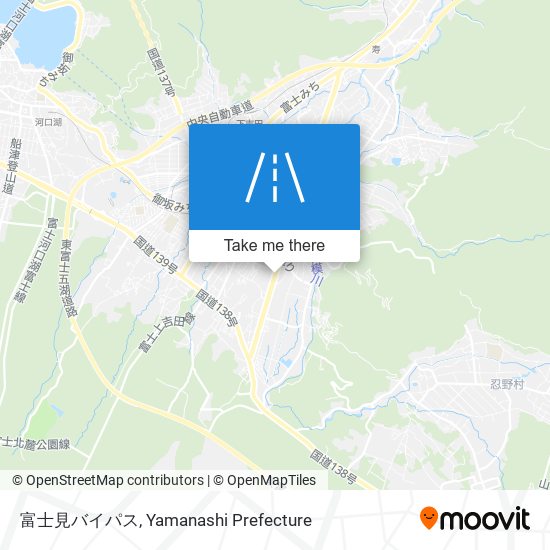 富士見バイパス map