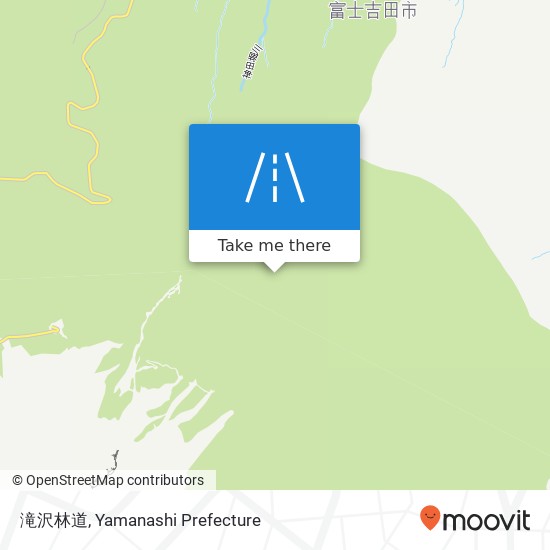 滝沢林道 map