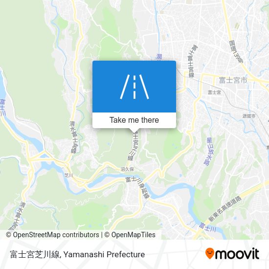 富士宮芝川線 map