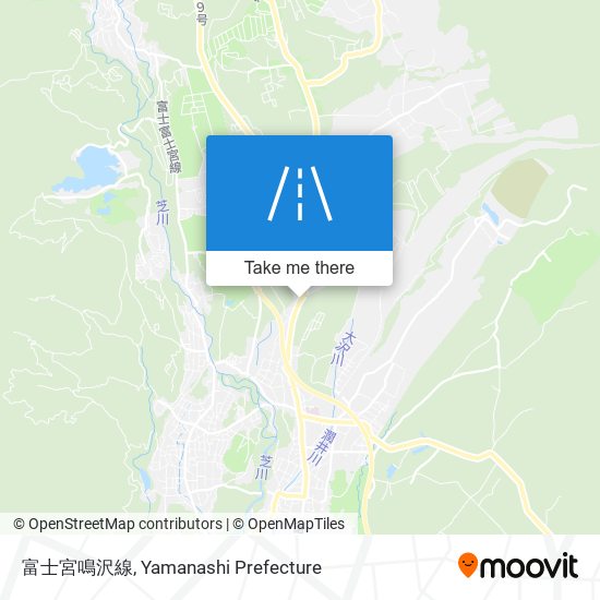 富士宮鳴沢線 map