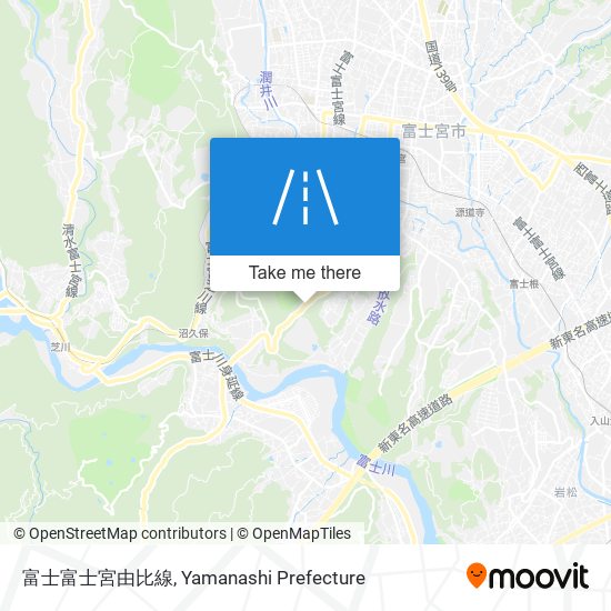 富士富士宮由比線 map