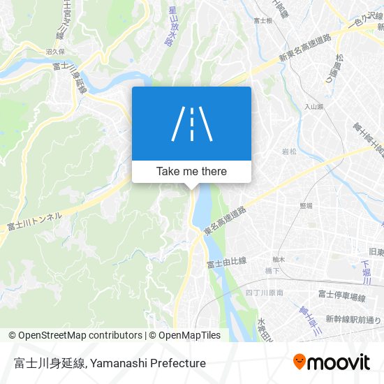 富士川身延線 map
