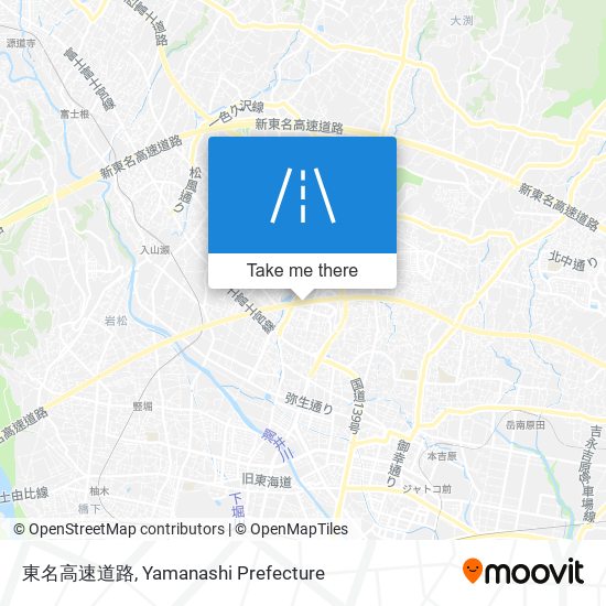 東名高速道路 map