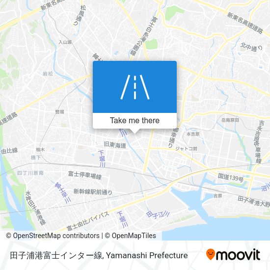 田子浦港富士インター線 map