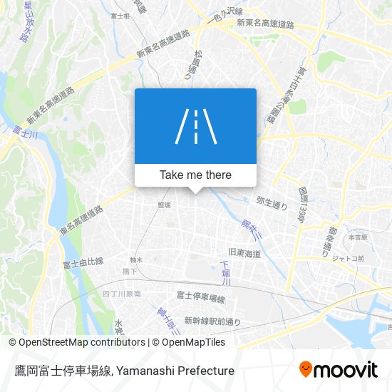 鷹岡富士停車場線 map