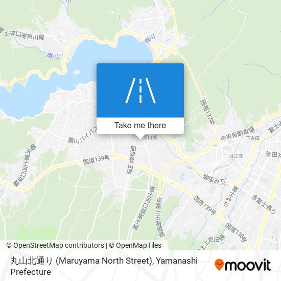 丸山北通り (Maruyama North Street) map