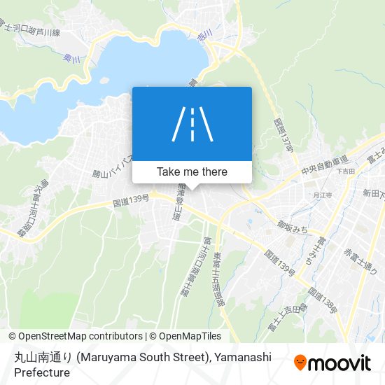 丸山南通り (Maruyama South Street) map