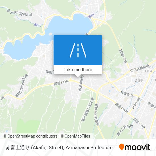 赤富士通り (Akafuji Street) map