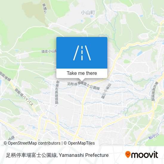 足柄停車場富士公園線 map