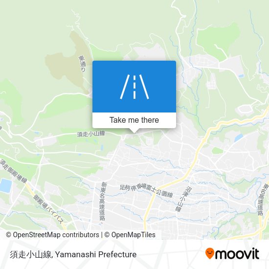 須走小山線 map