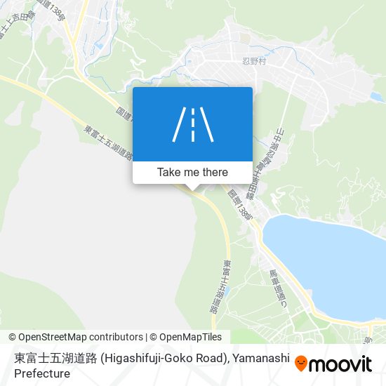 東富士五湖道路 (Higashifuji-Goko Road) map