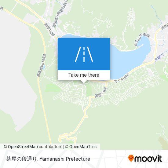 茶屋の段通り map