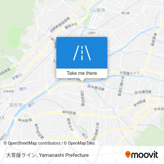 大菩薩ライン map