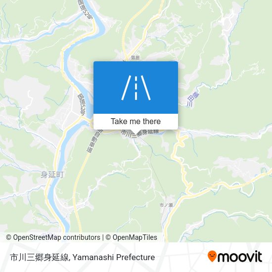 市川三郷身延線 map
