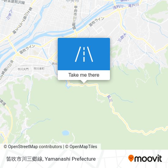 笛吹市川三郷線 map