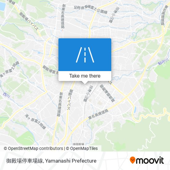 御殿場停車場線 map