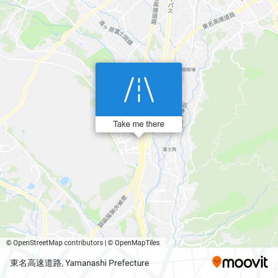 東名高速道路 map