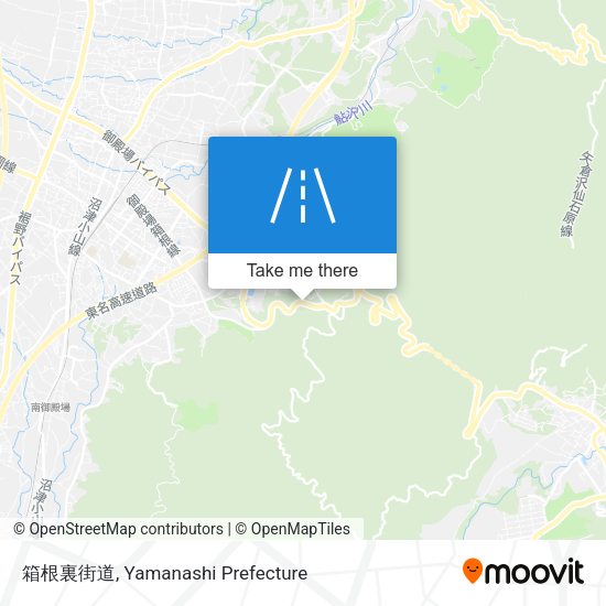 箱根裏街道 map