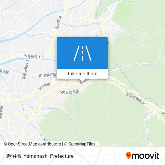 勝沼橋 map