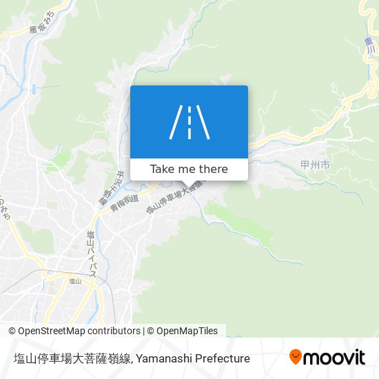 塩山停車場大菩薩嶺線 map