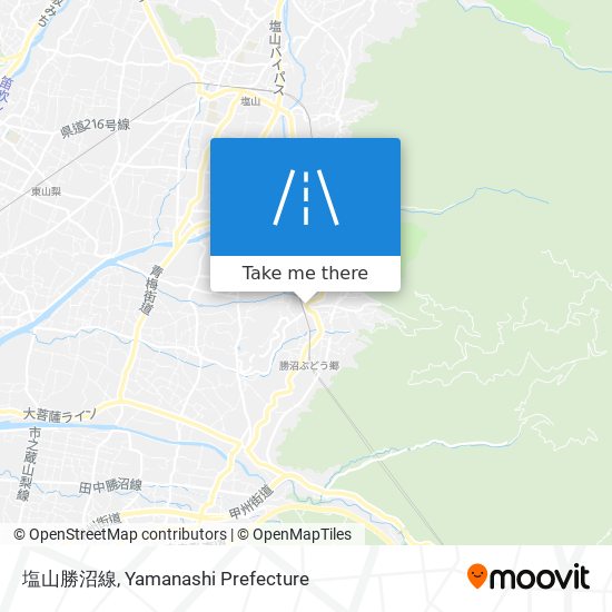 塩山勝沼線 map