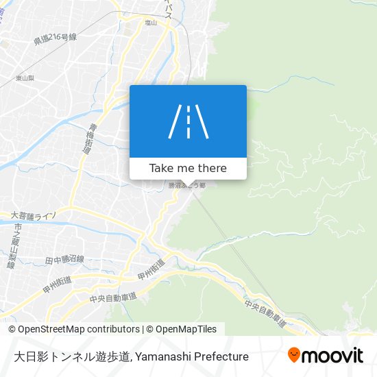 大日影トンネル遊歩道 map