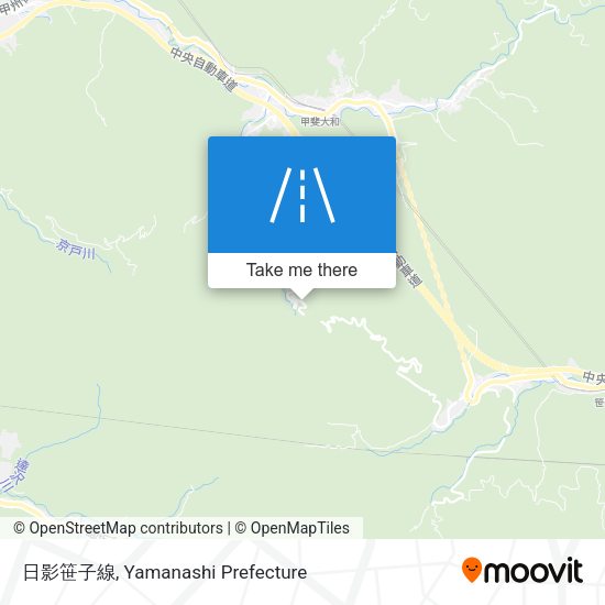 日影笹子線 map