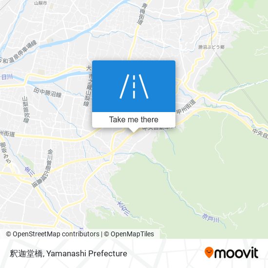 釈迦堂橋 map