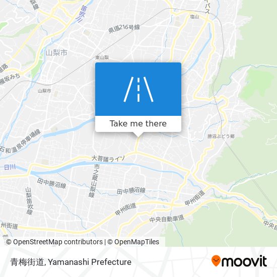 青梅街道 map