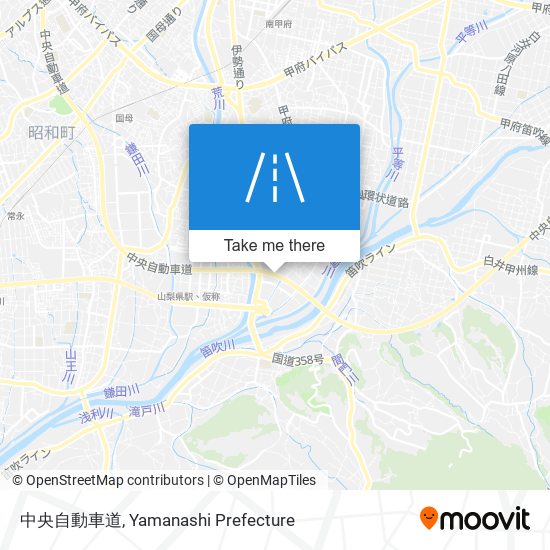 中央自動車道 map
