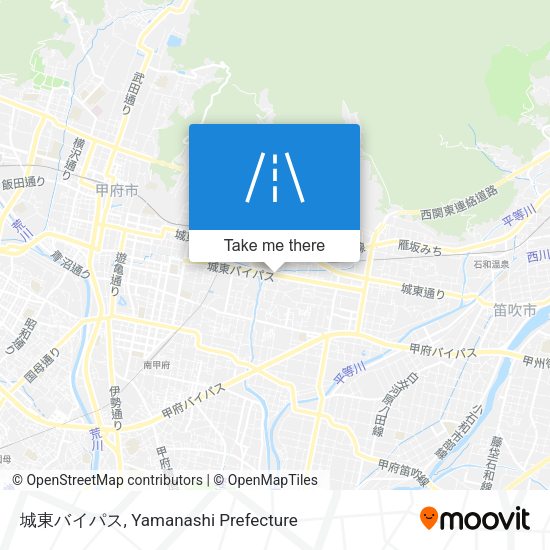 城東バイパス map