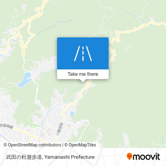武田の杜遊歩道 map