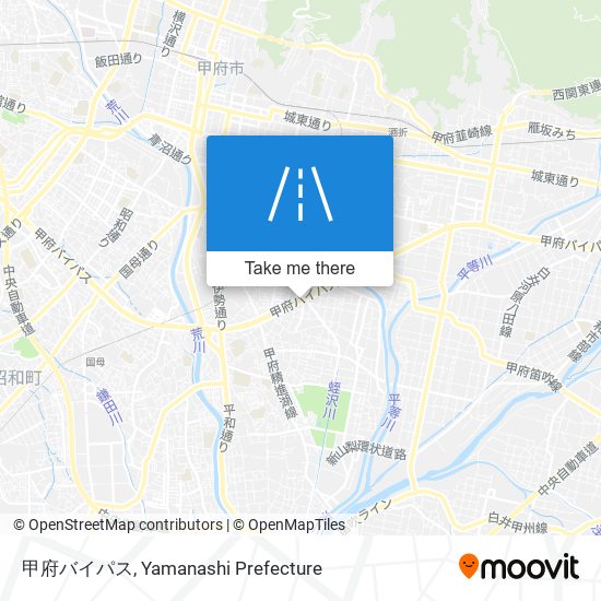 甲府バイパス map