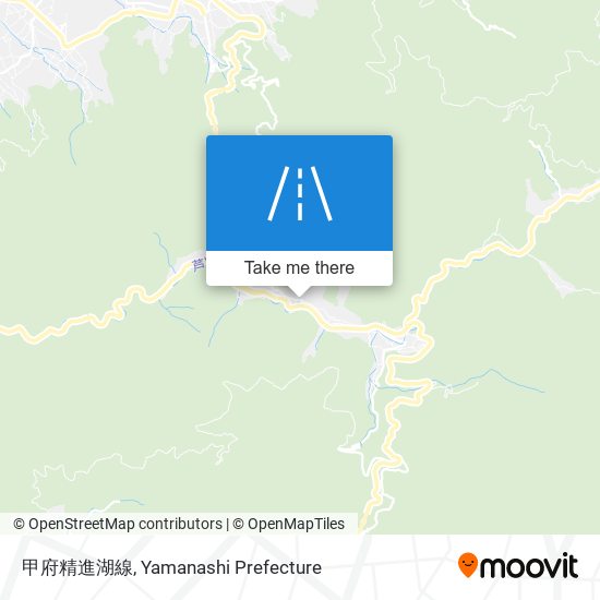 甲府精進湖線 map