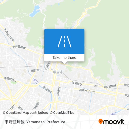 甲府韮崎線 map