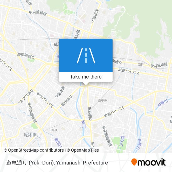 遊亀通り (Yuki-Dori) map
