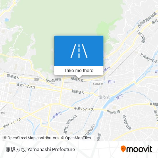 雁坂みち map