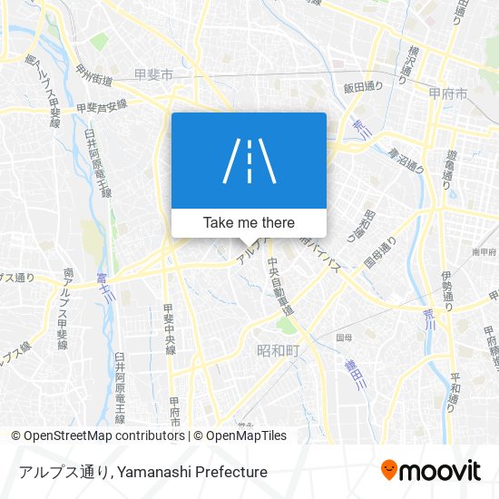 アルプス通り map