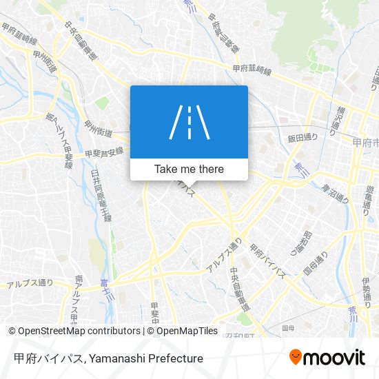 甲府バイパス map