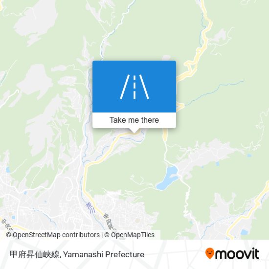 甲府昇仙峡線 map