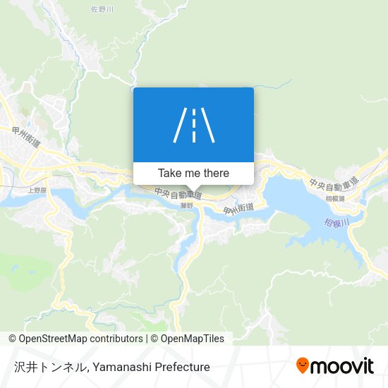 沢井トンネル map